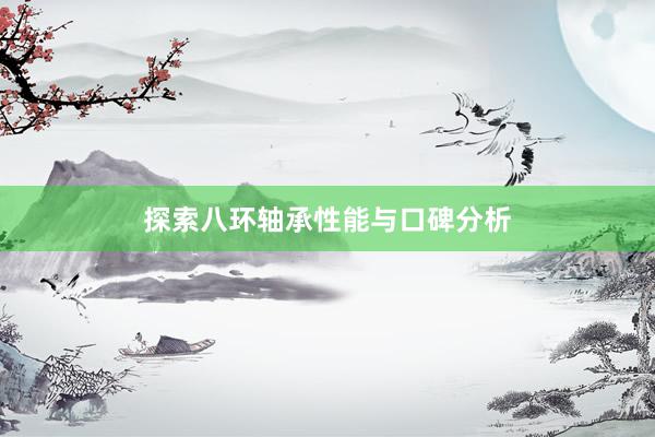 探索八环轴承性能与口碑分析